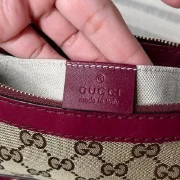 VINTAGE GUCCI mayfair mini accessory pouch hand/shoulder bag - Picture 11 of 15